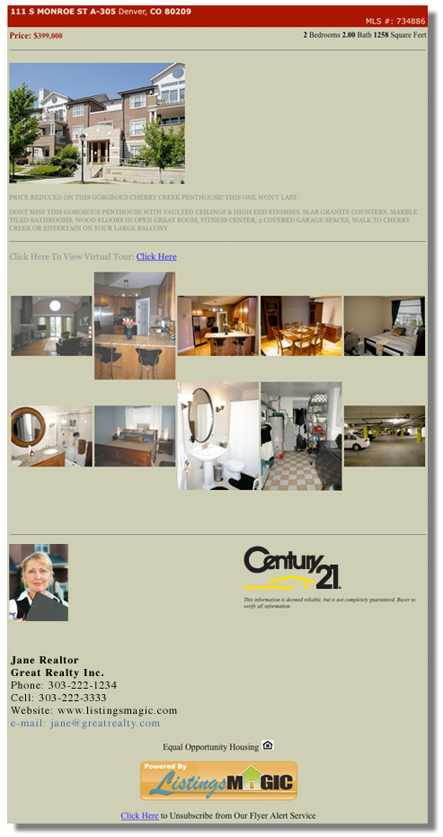Broadcast Property Flyer