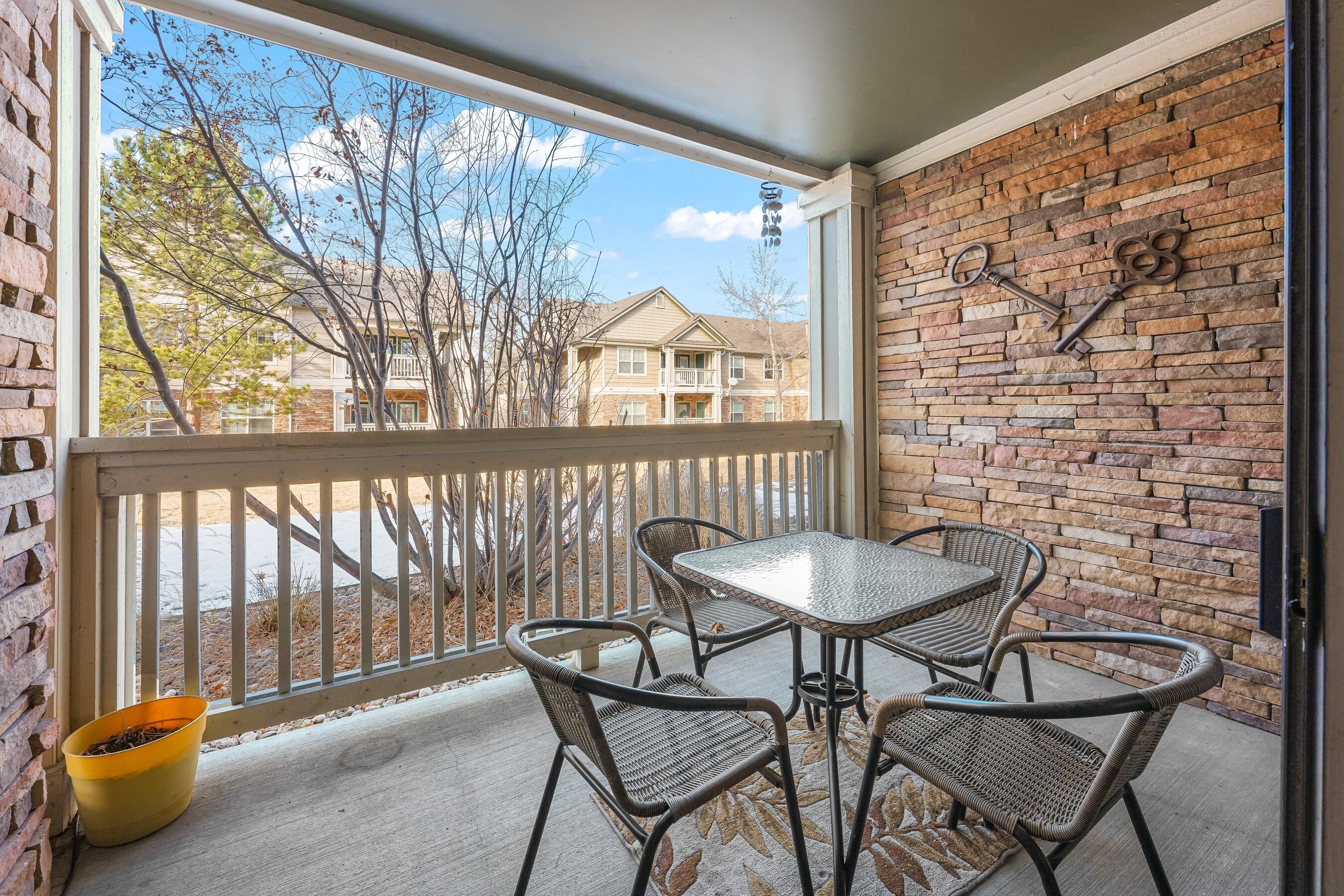 View of Green Space from Patio