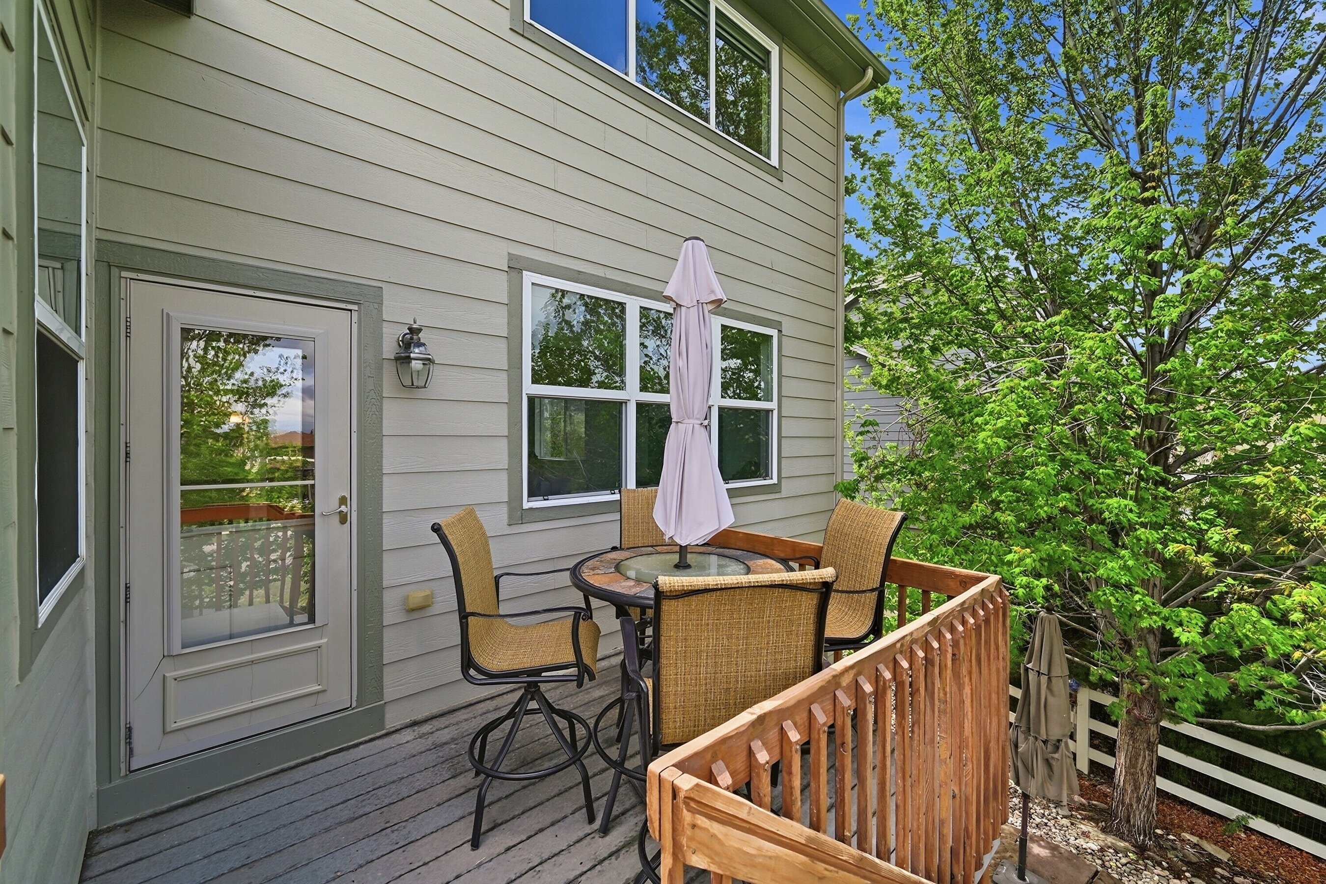 Deck off Main Level/Kitchen