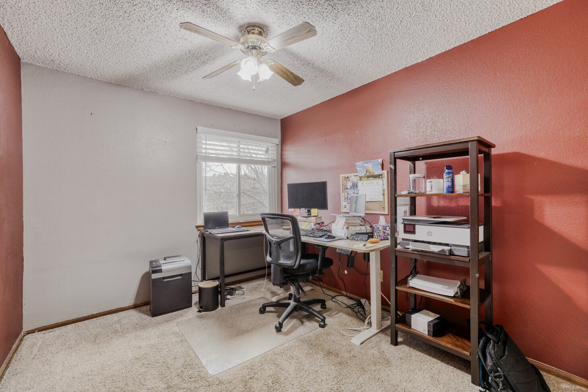 Upper Bedroom #3 with Ceiling Fan