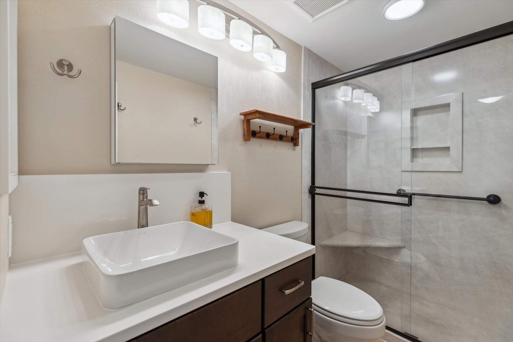 All new second bathroom upstairs