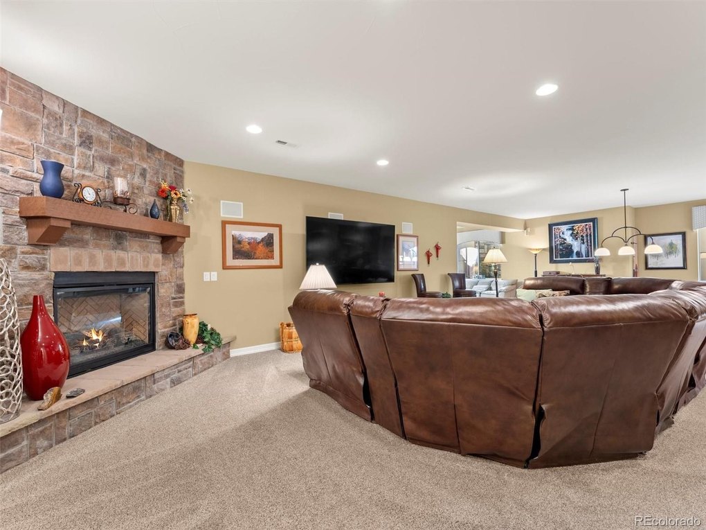 Entertainment Room in basement - great for game day parties