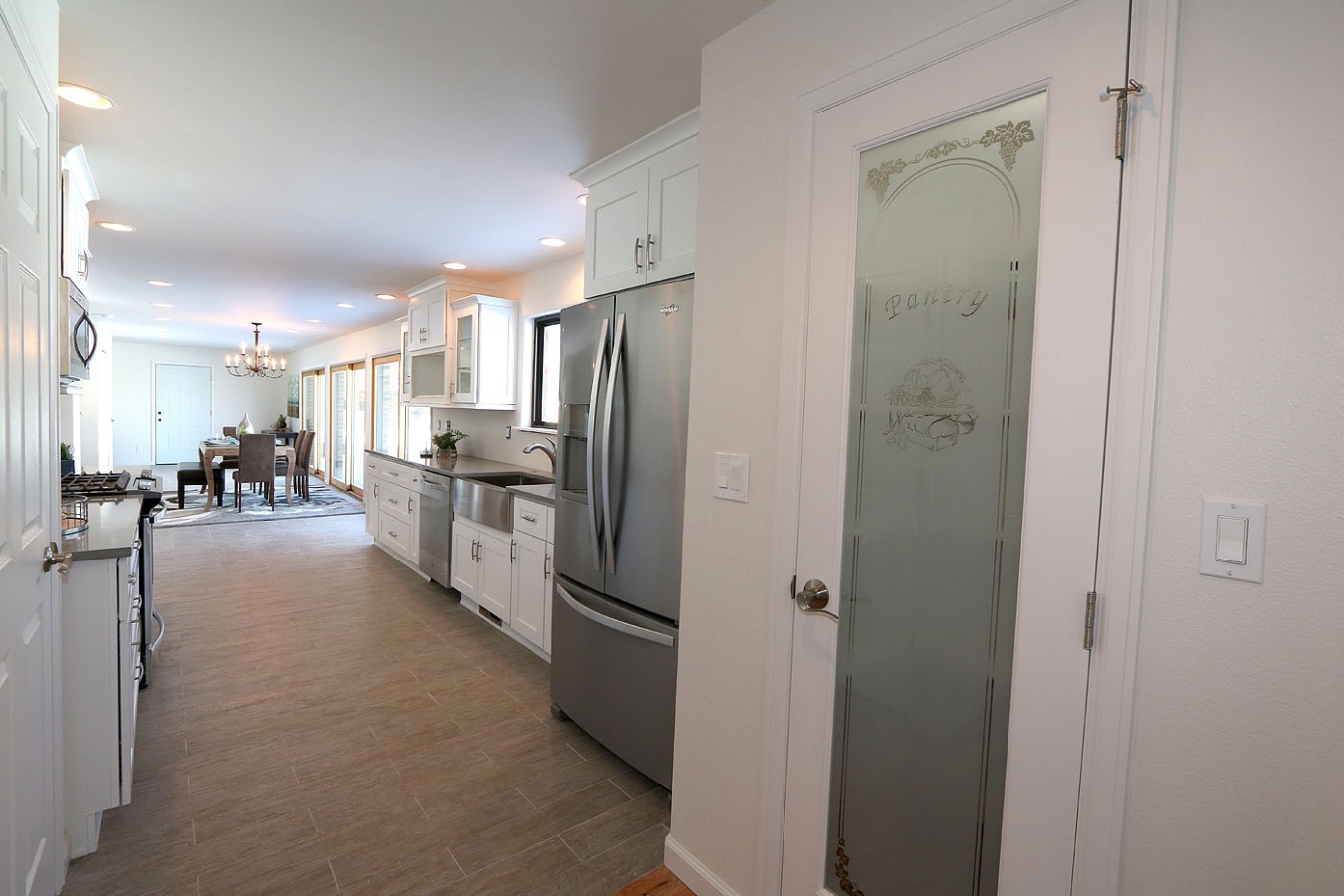 Walk in Pantry w/glass door!