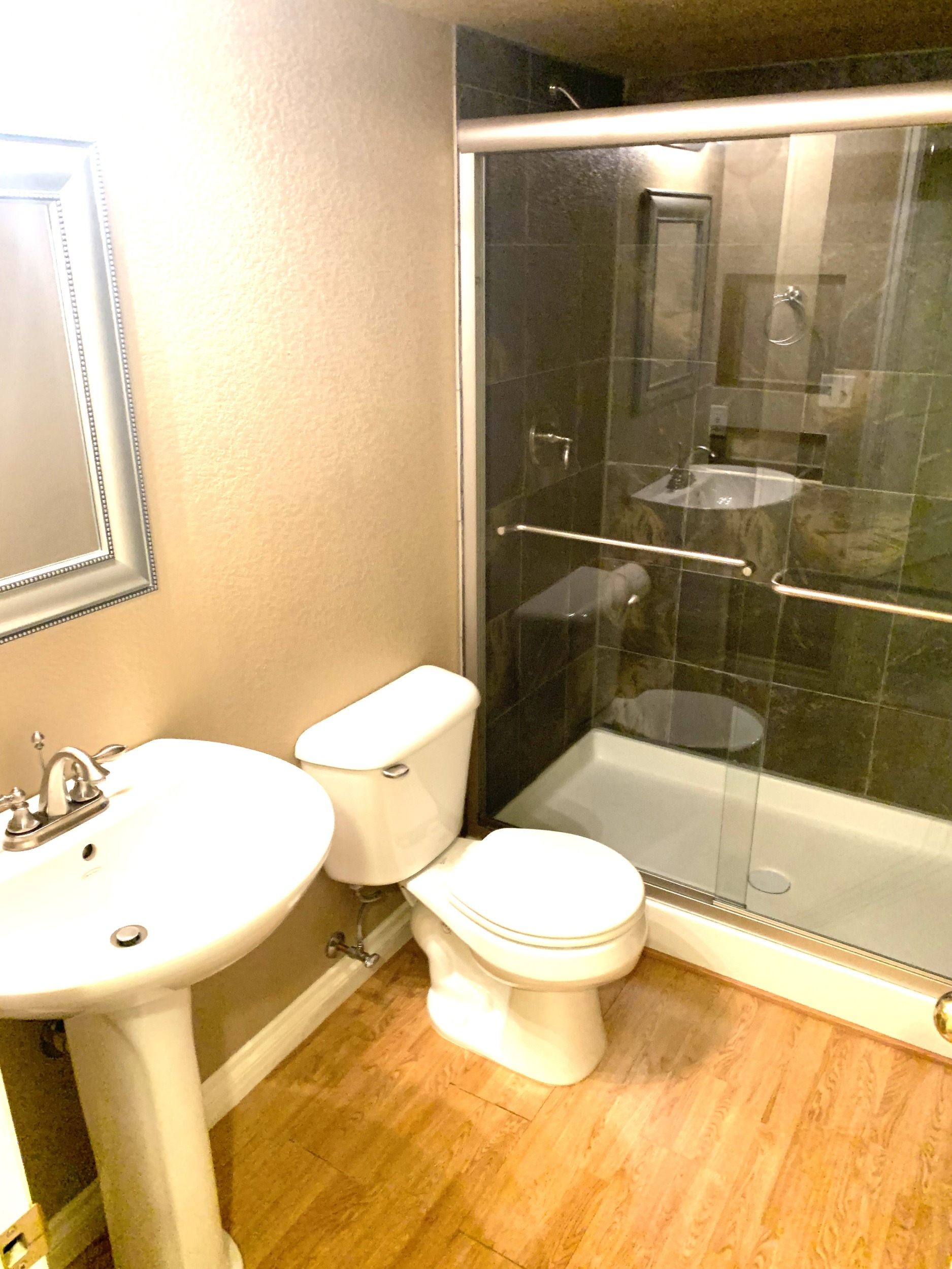 Updated Basement 3/4 Bathroom, Big Shower