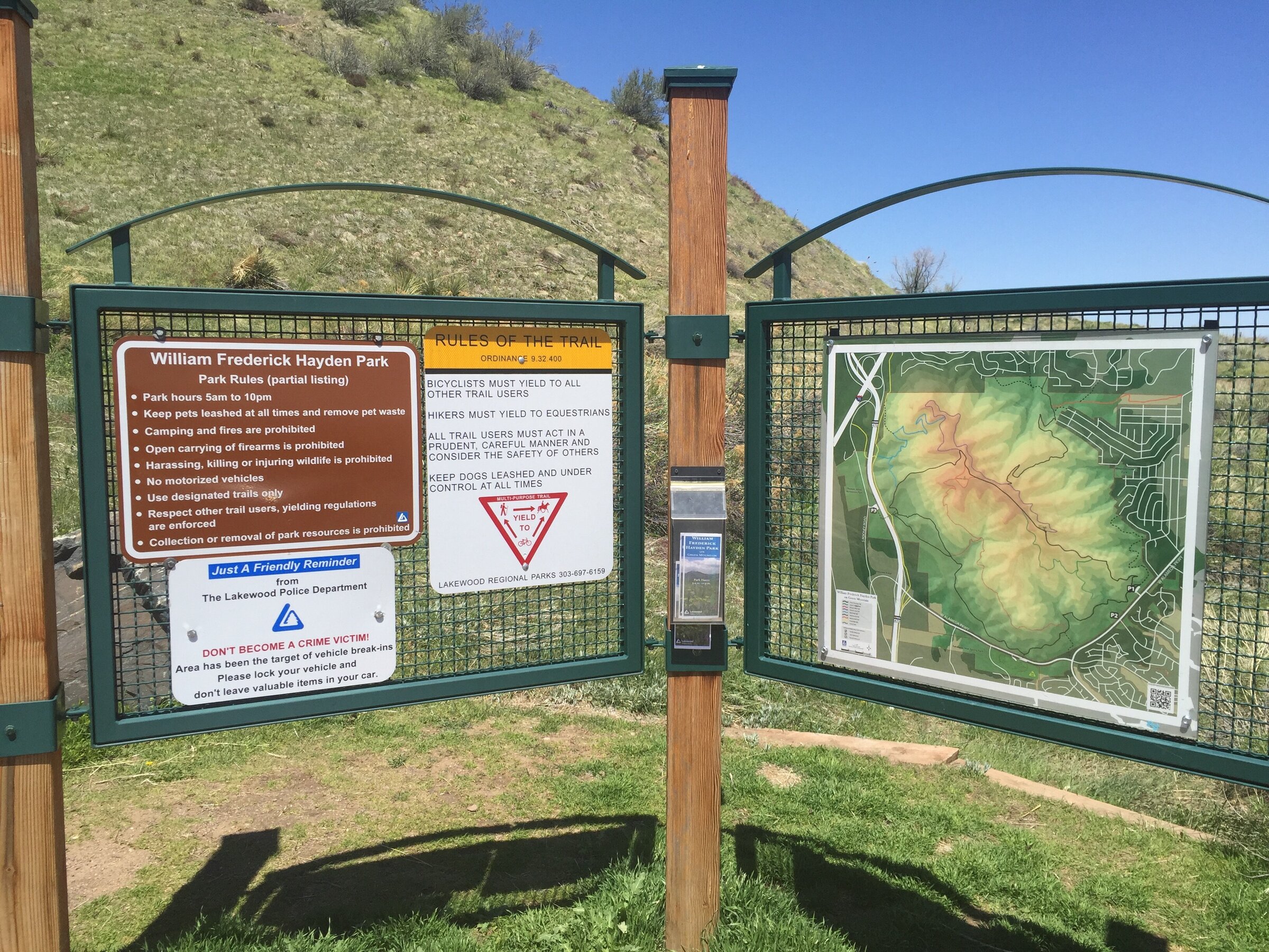 Green Mountain Trailheads
