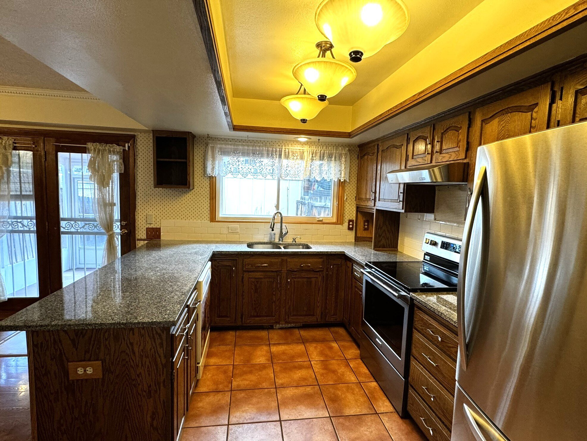 Updated Kitchen with Granite Counters
