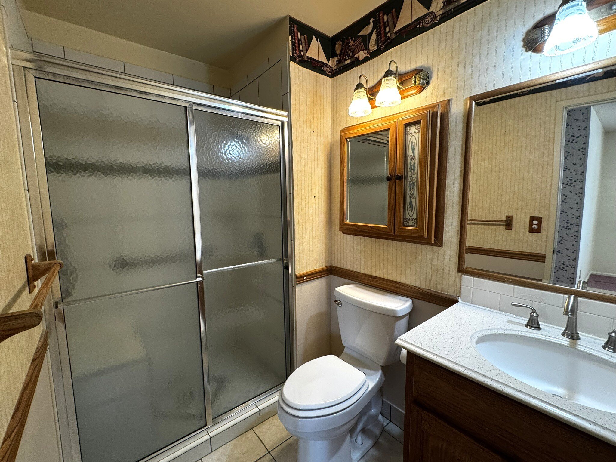 3/4 Primary Bath 1