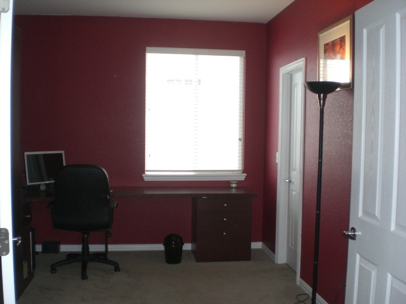 Double doors open to the home office with walk-in closet!