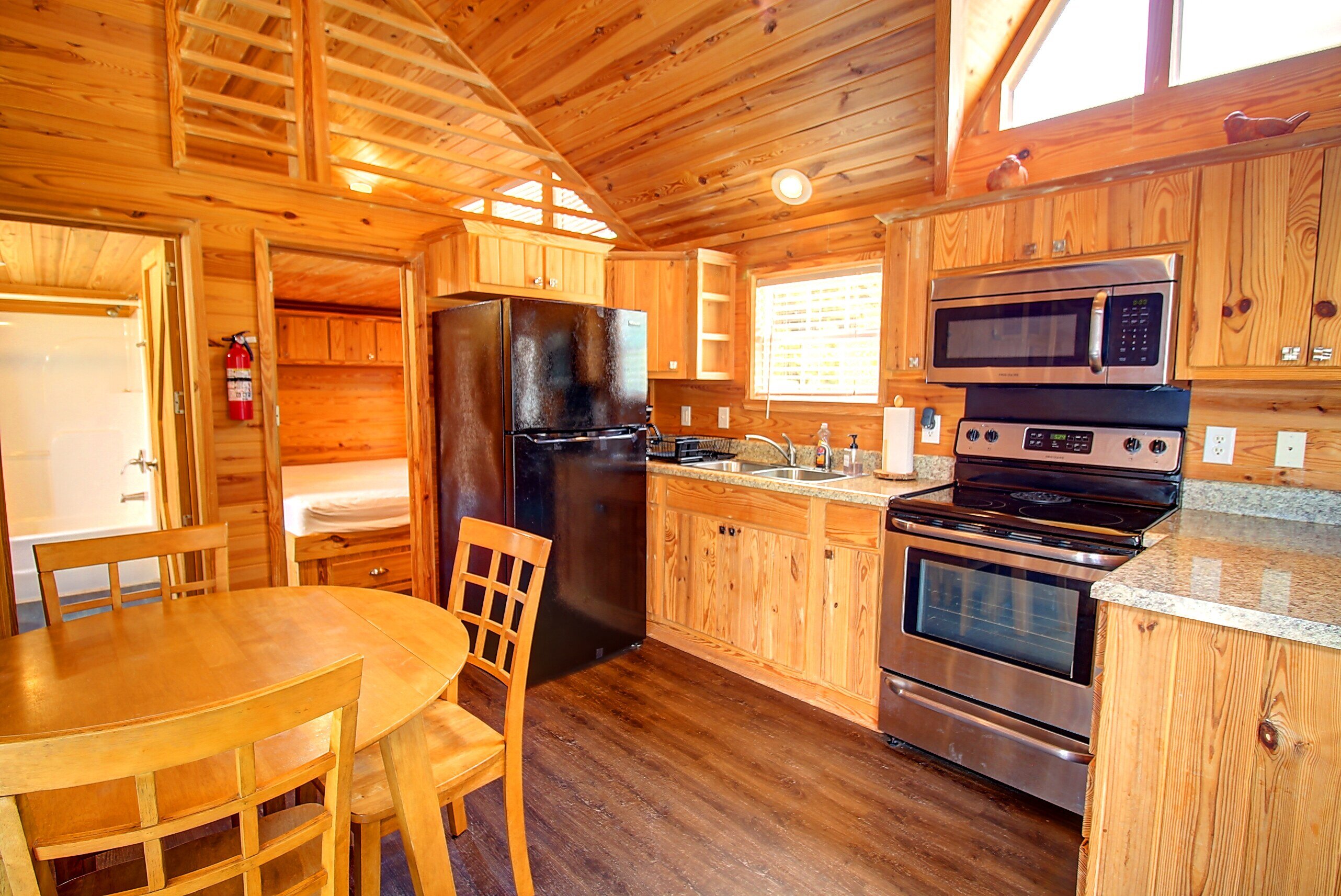 Full Kitchen and Dining Area