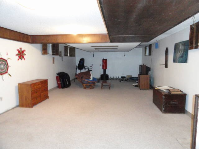 The family room is huge and ready for decorating to your liking!
