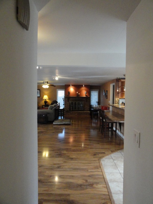 Hallway to living area!