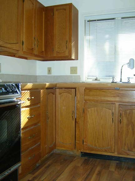 Kitchen with a window!