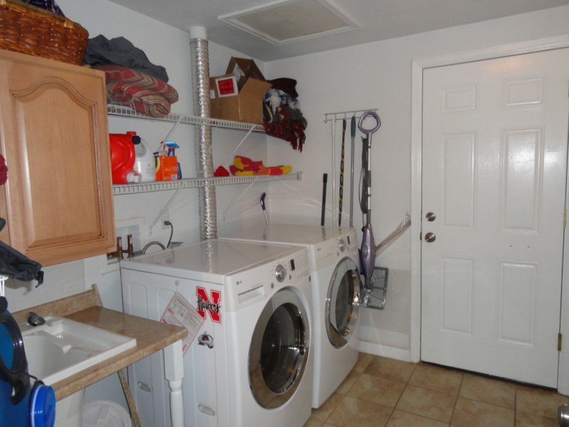 Laundry/mud room plus entry  into the garage!