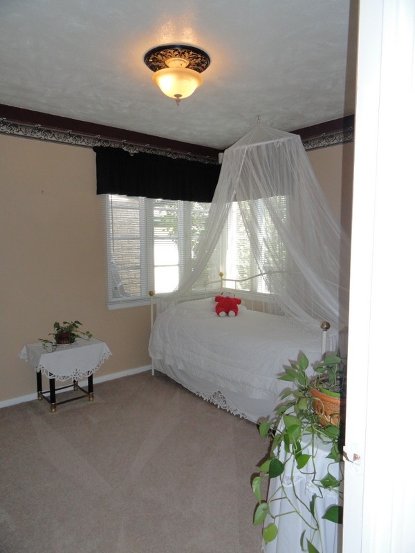 Main floor bedroom with corner windows!