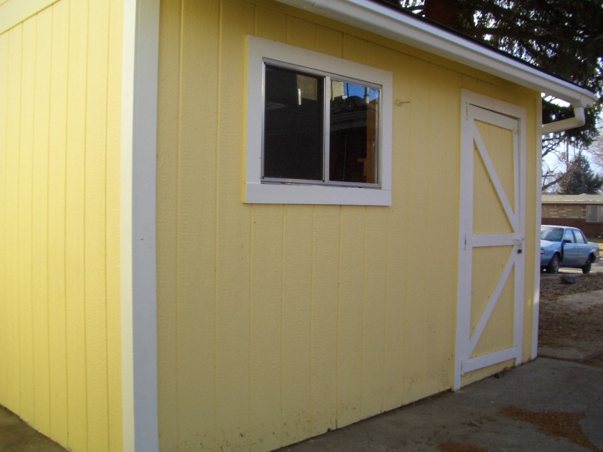 TWO 10'x12' dry sheds.