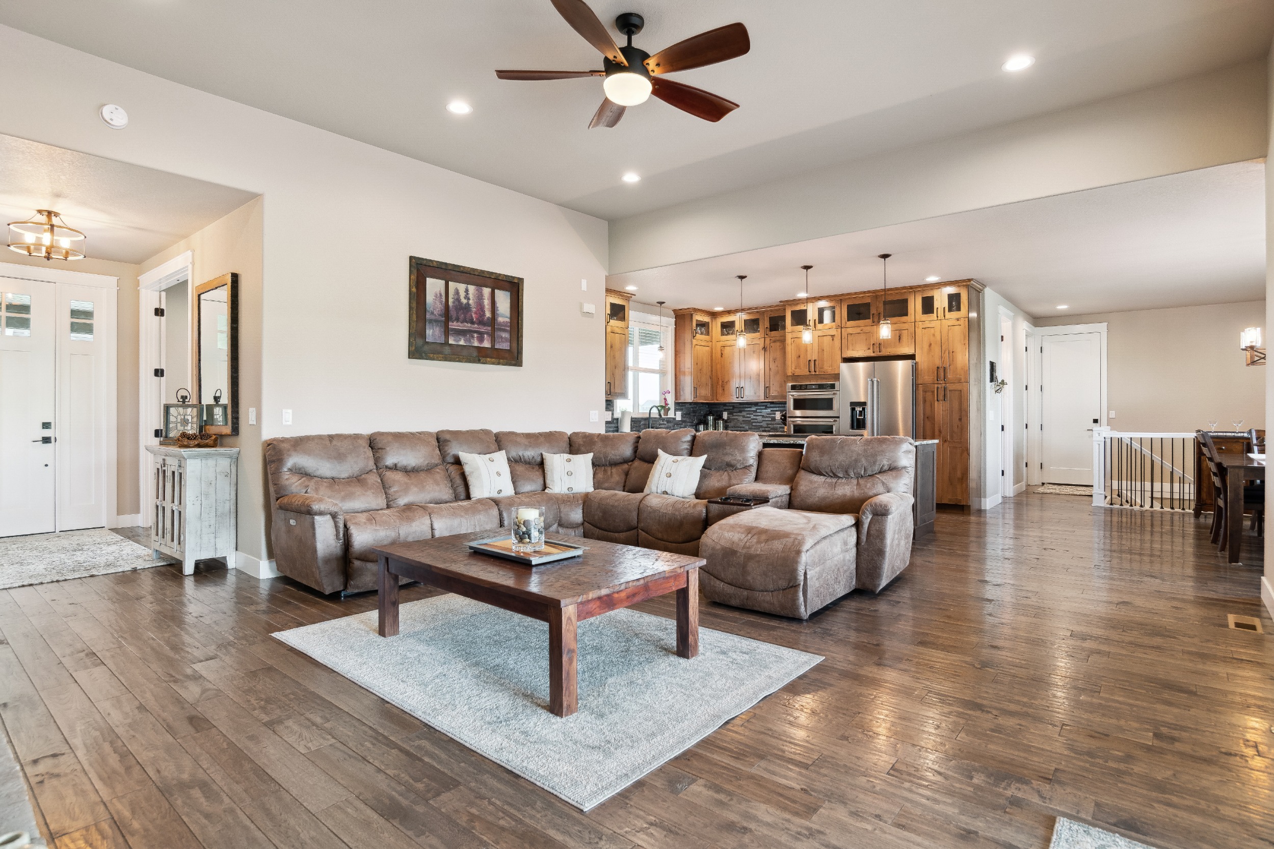 American Hand Scraped Hickory Floors