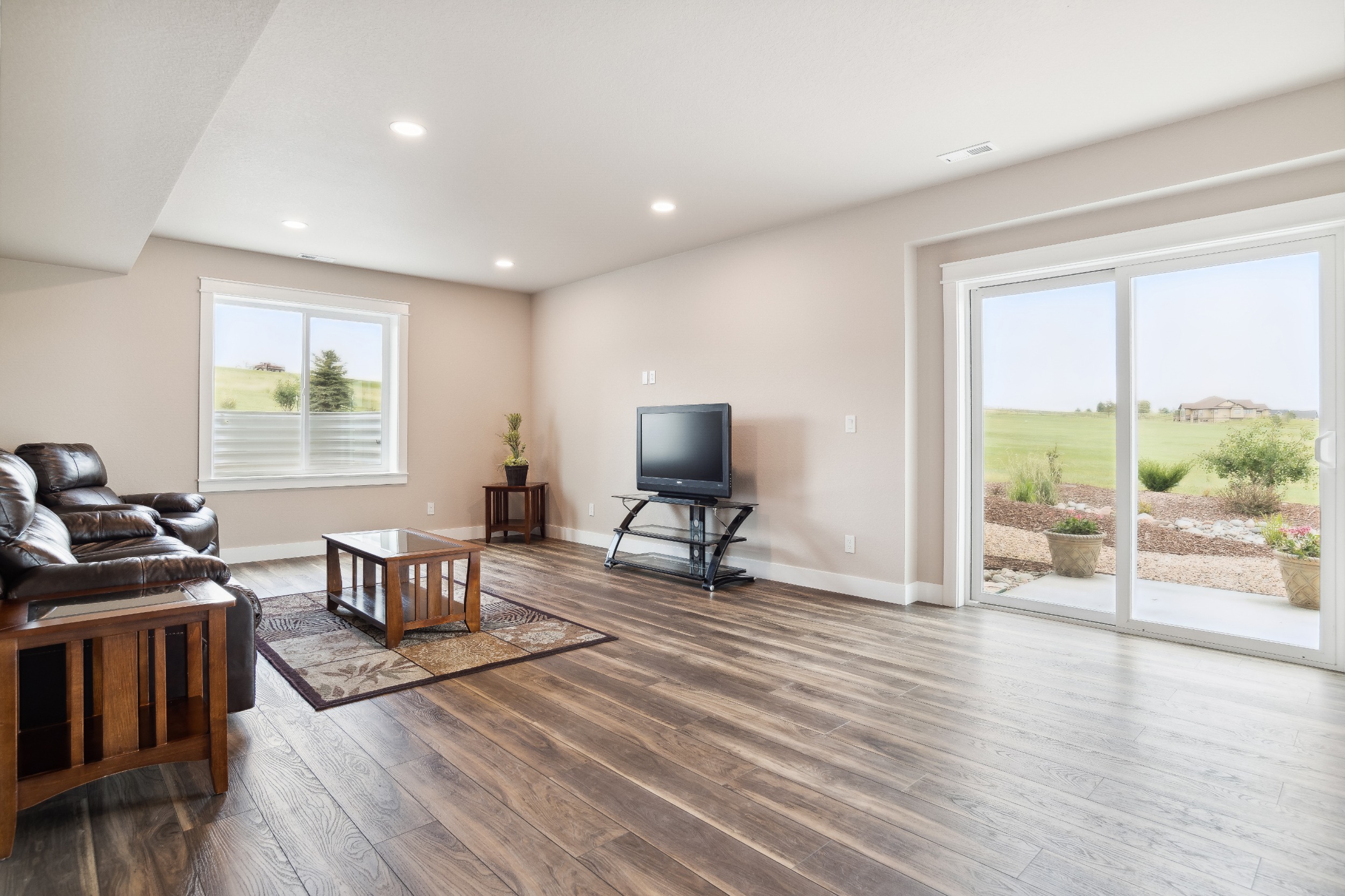 Lots of Light in this Walk Out Basement