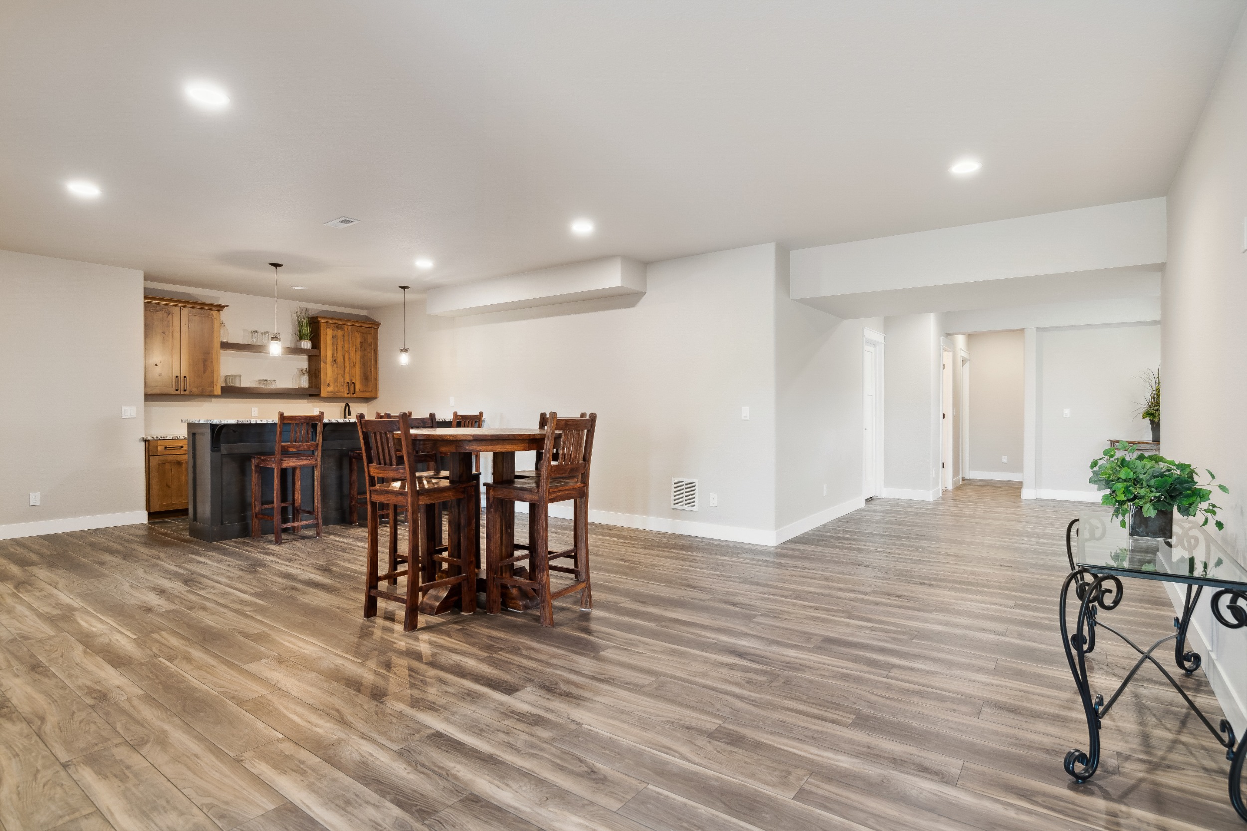 Open and Bright Walk Out Basement Floor Plan
