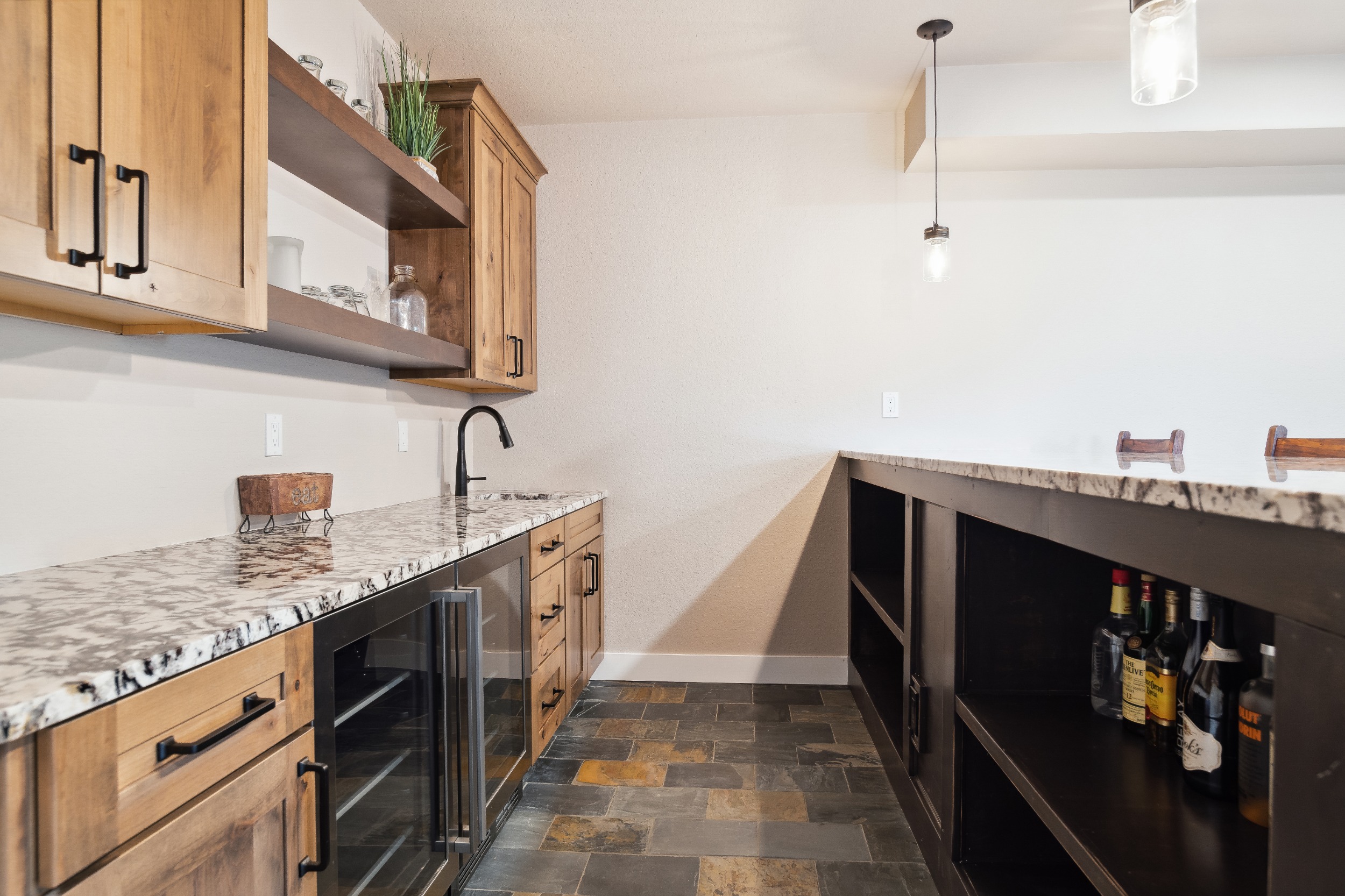 Wet Bar with Two Beveridge Fridges