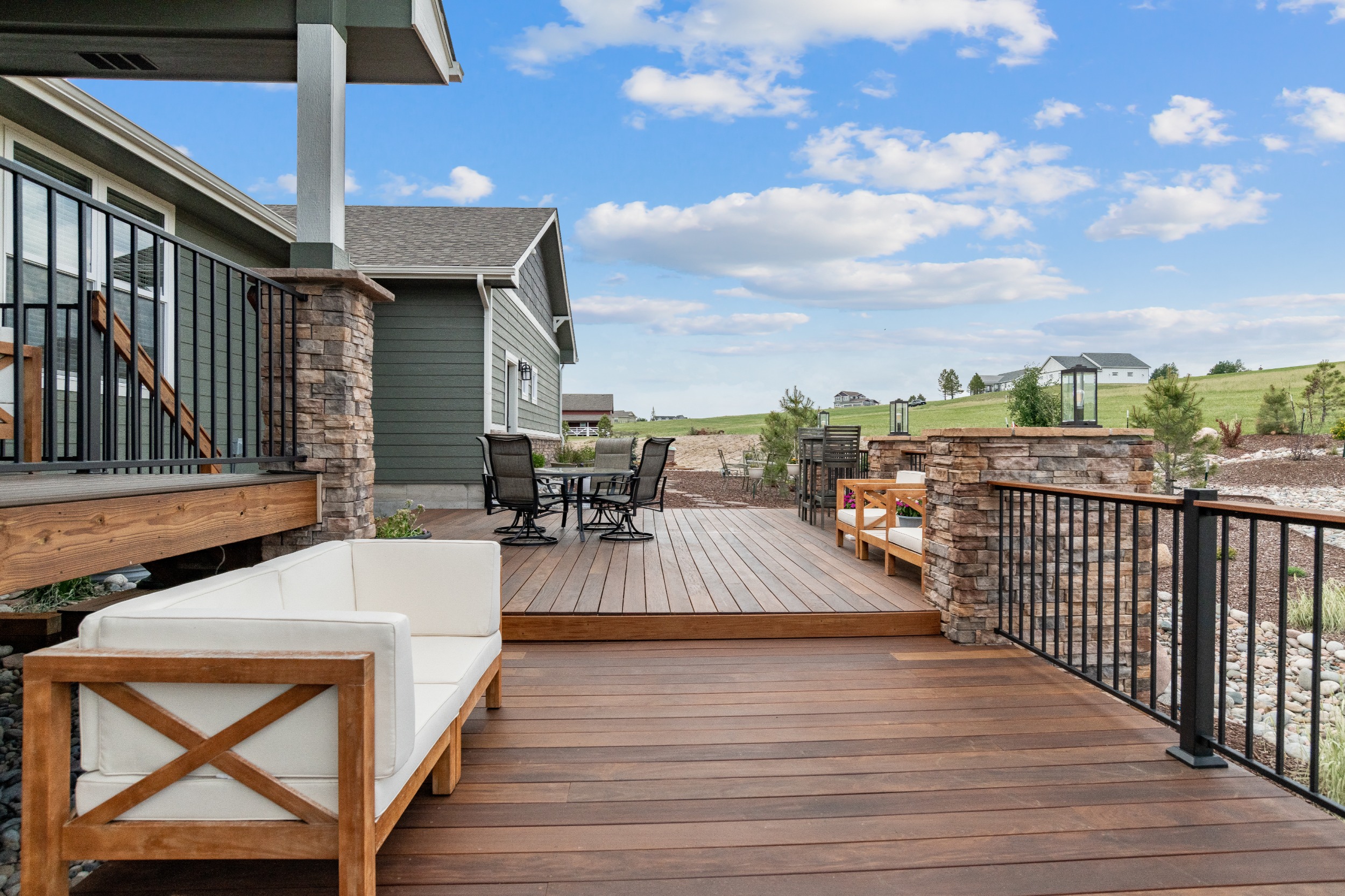 IPE Two Tier (Brazilian Walnut) Deck