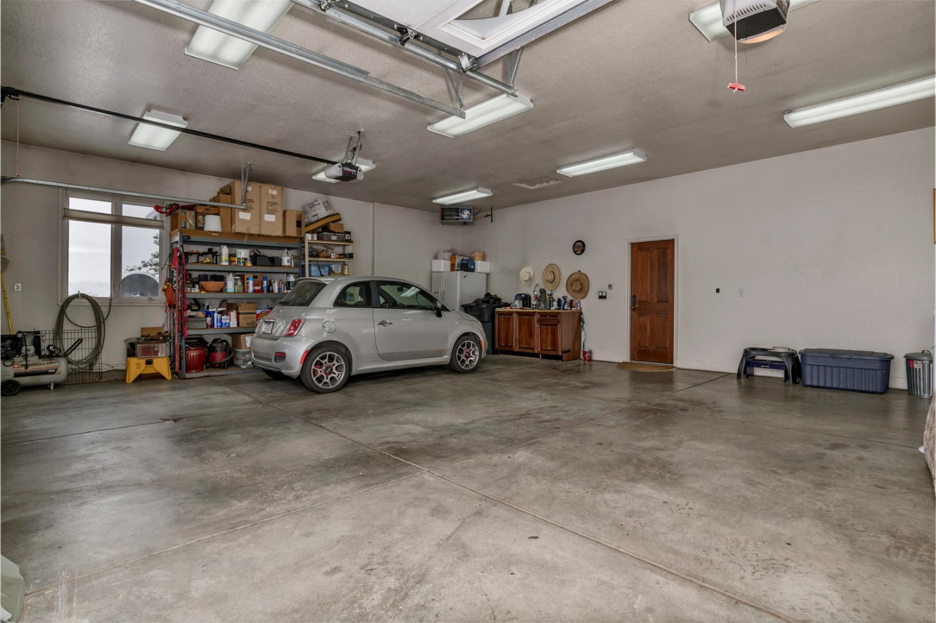 Oversized 3 Car Garage is Light, Open & Bright