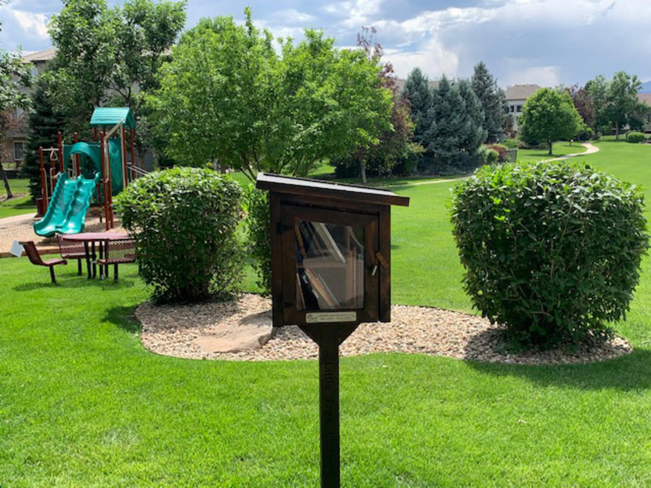Free Little Library Exchange at Tot Lot