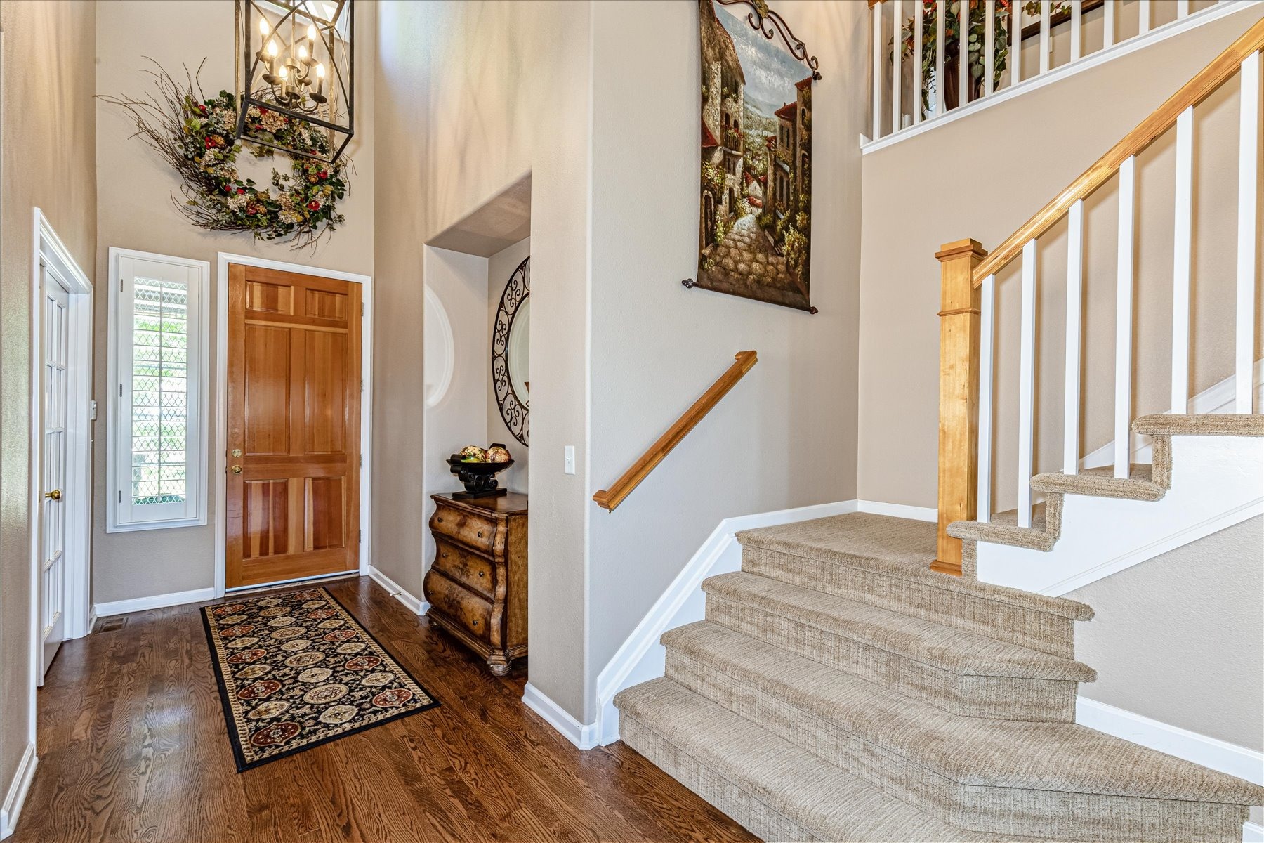 Spacious Two Story Entry Hall