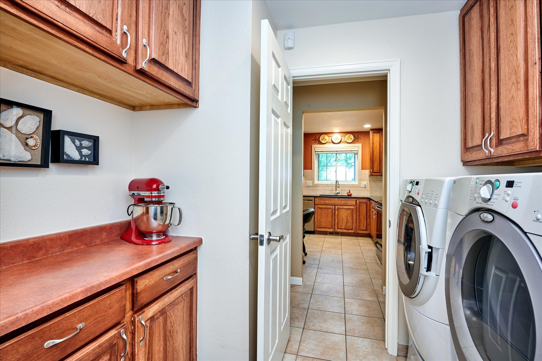 Great Storage Cabinetry in Laundry Room