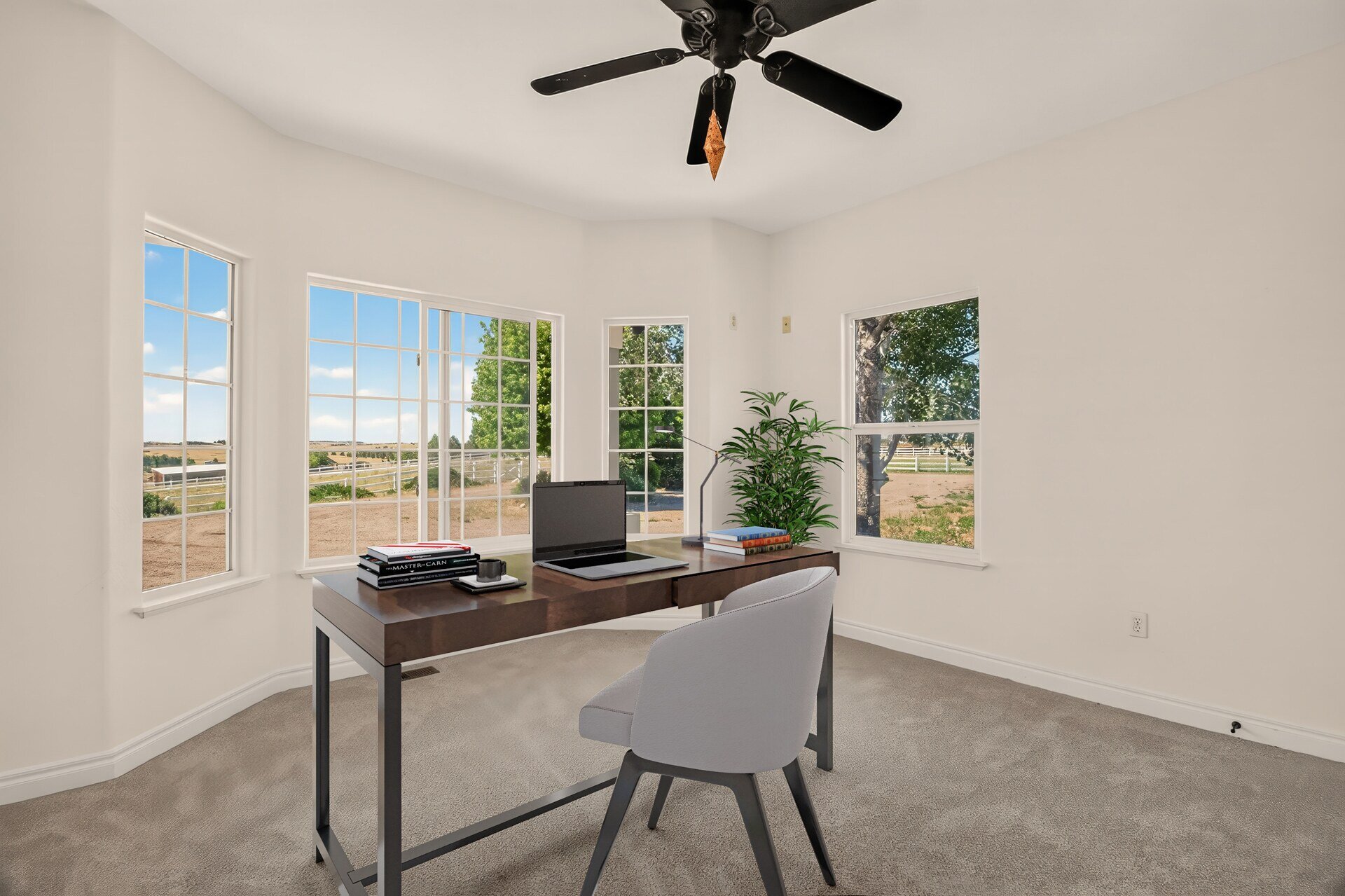 Virtually Staged Photo - Main Level Office