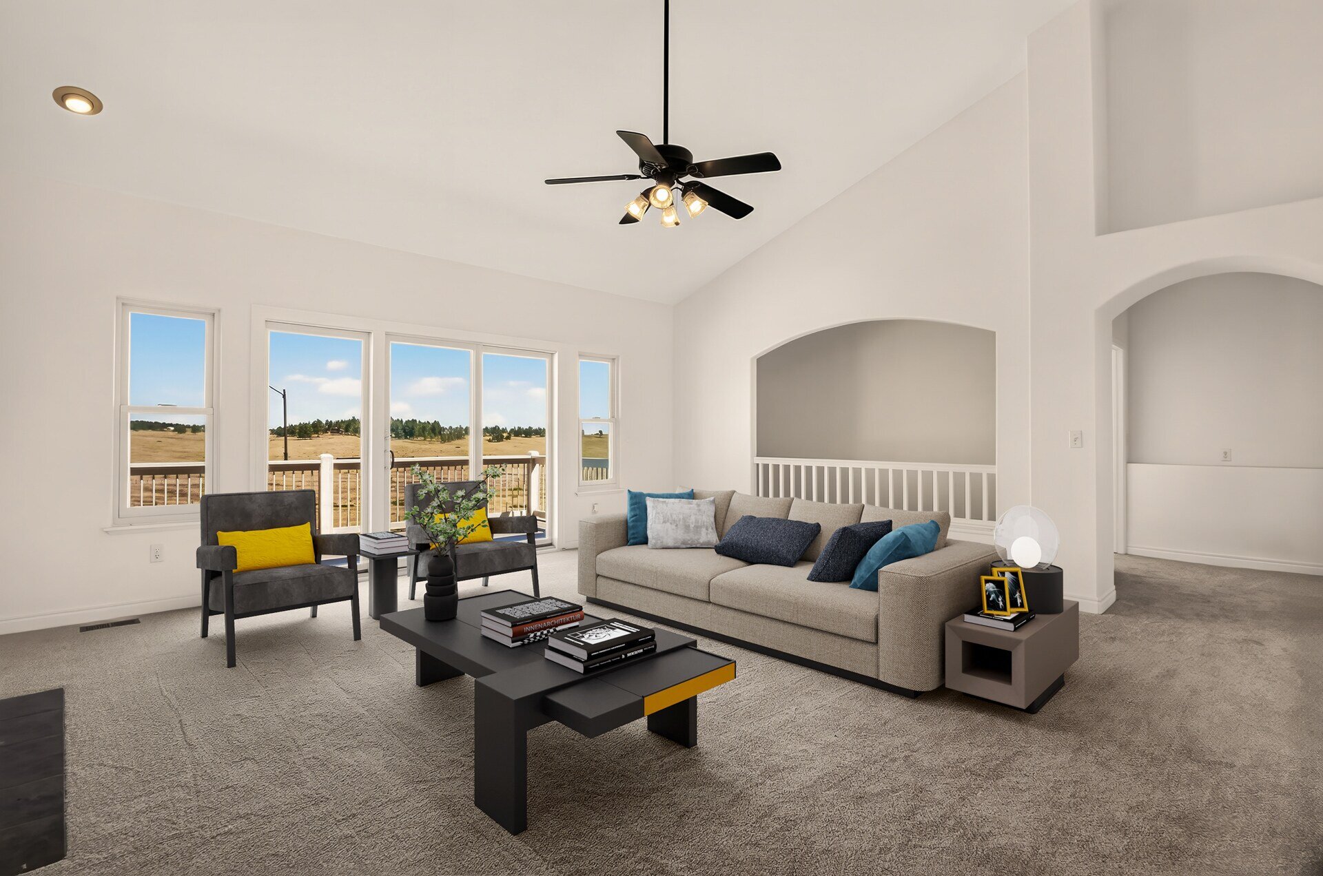 Virtually Staged Photo - Great Room