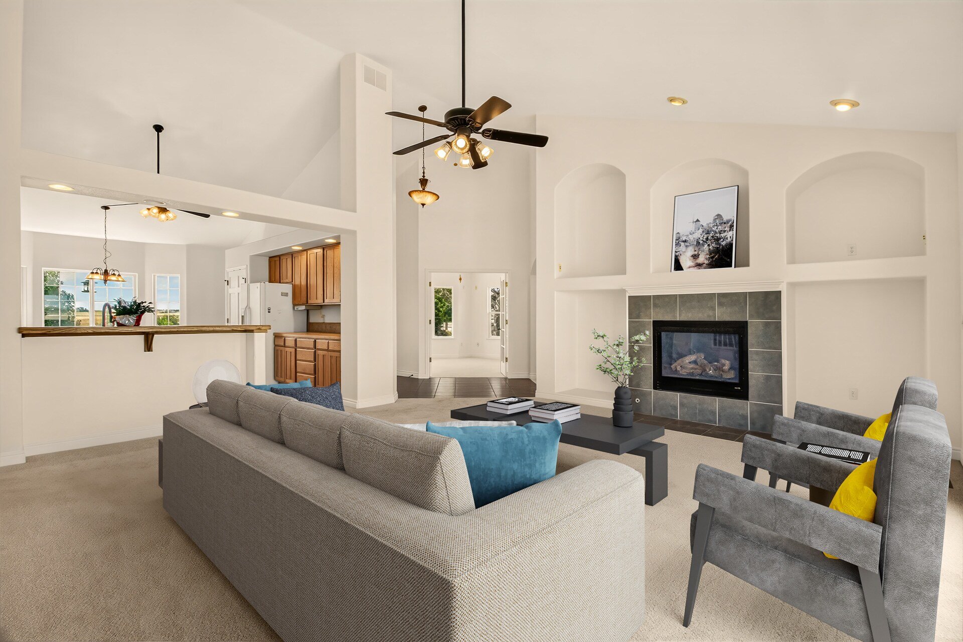 Virtually Staged Photo - Great Room