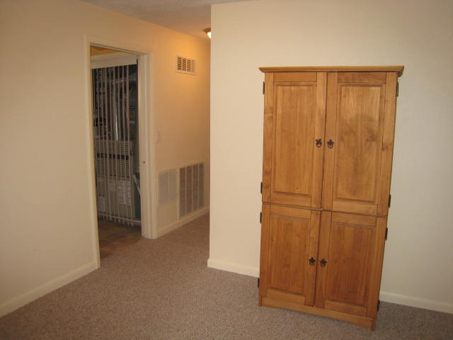 Basement hallway.