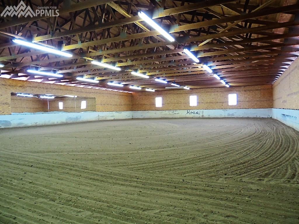 Indoor Arena 100 X 56 ~ Overhead Lighting ~ Mirrors