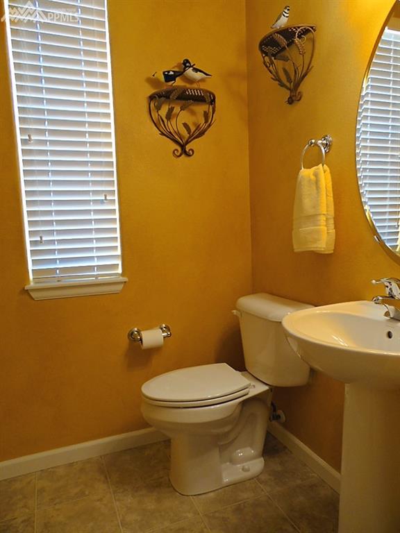 Updated half main level bath~ Adjacent to laundry!