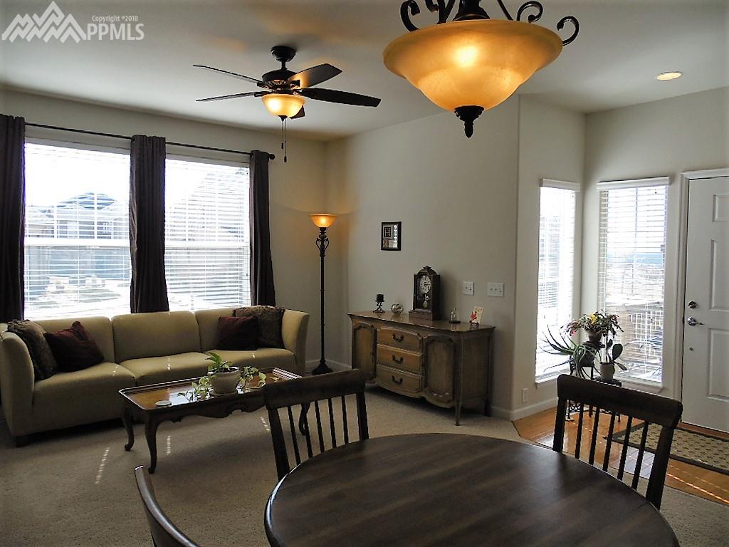 Open living with updated fixtures