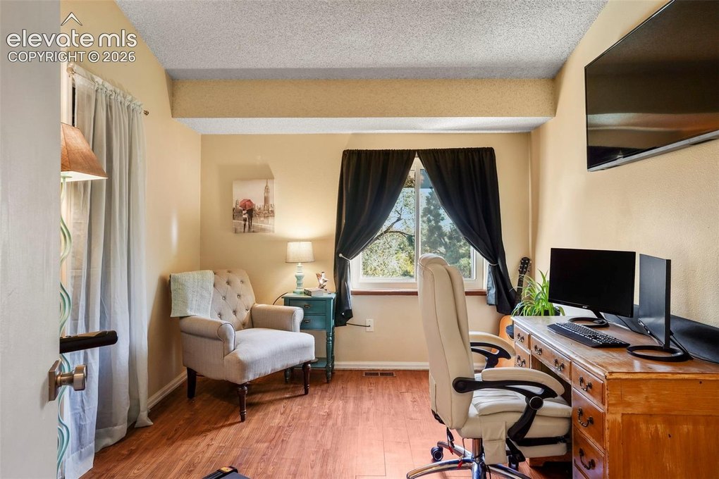 Both spacious bedrooms have tons of storage.