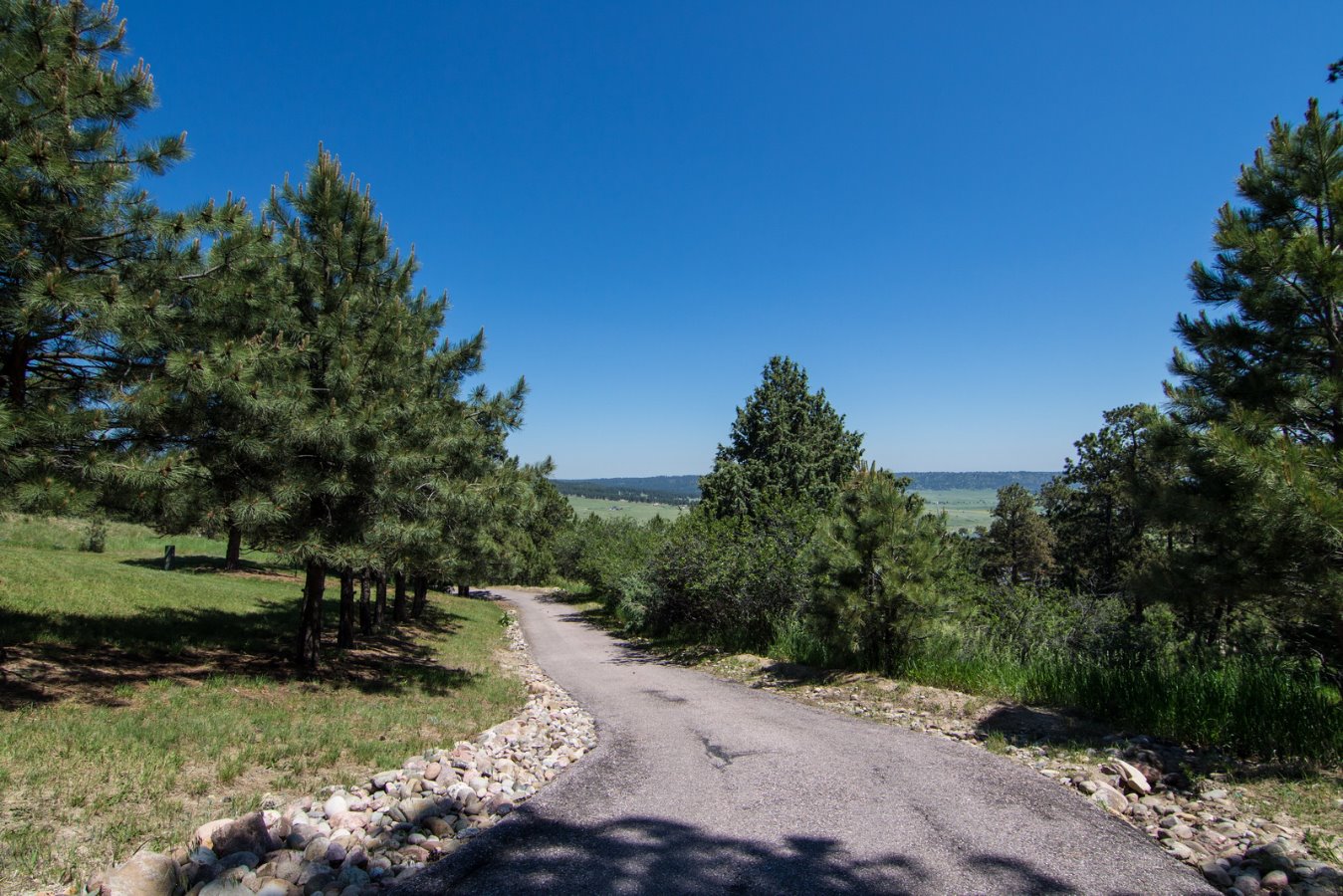 Paved driveway