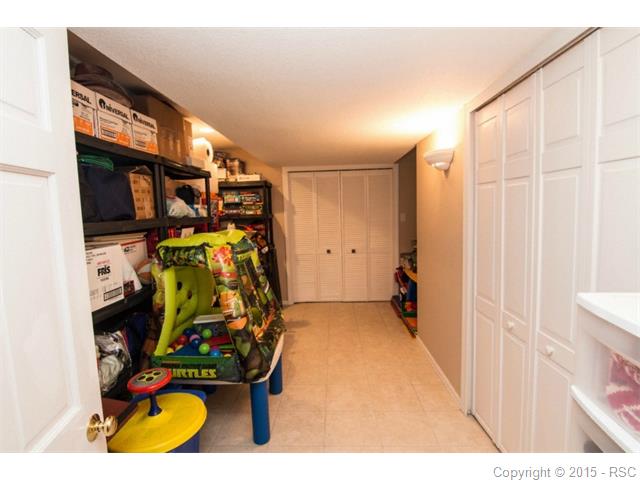 Basement storage area