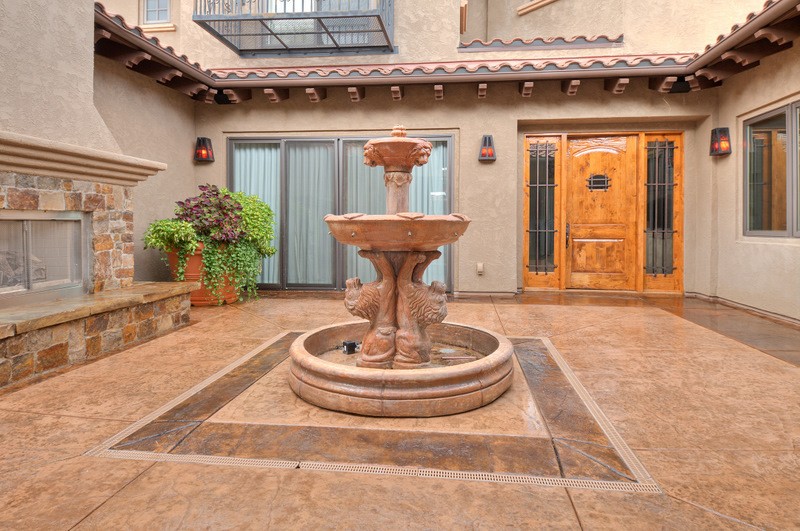 Front courtyard