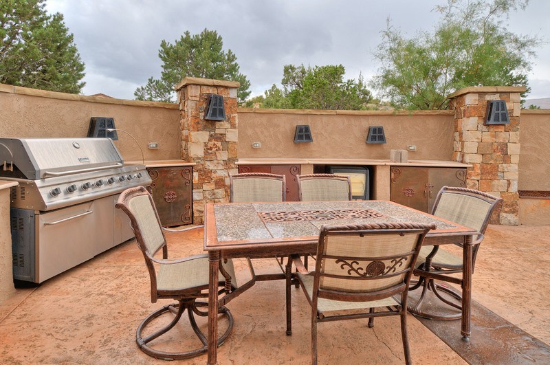 Backyard patio