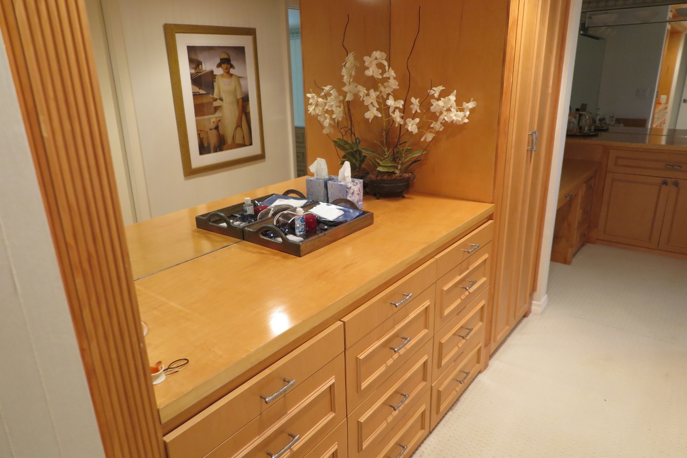 Dressing area