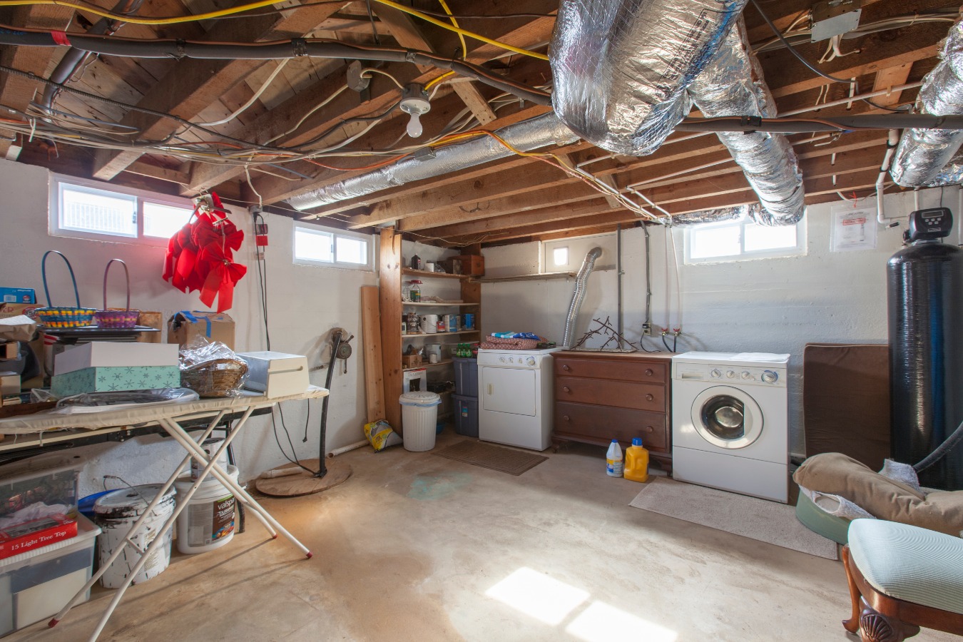 Partial basement