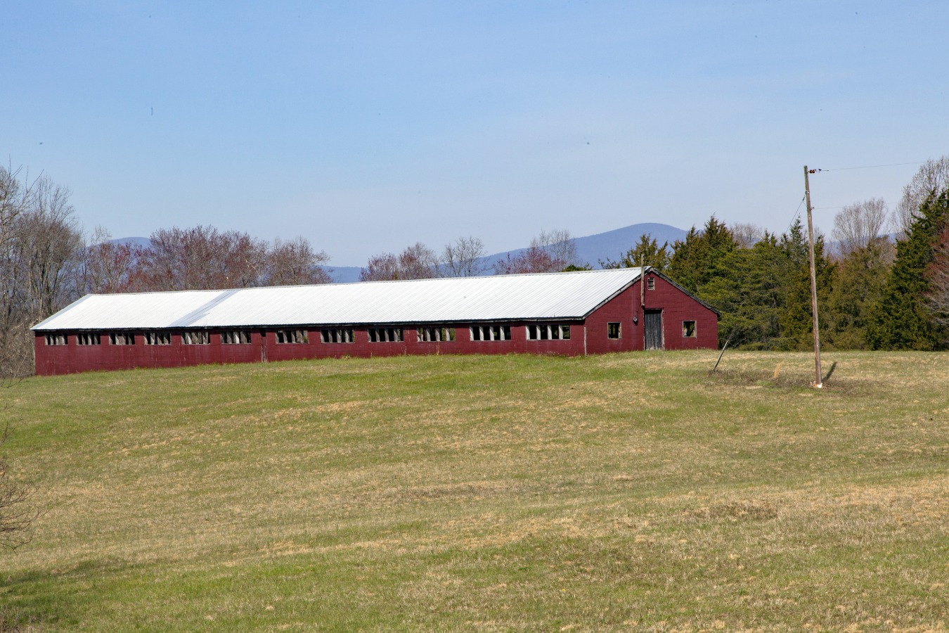 Old Poultry house is 200' long !