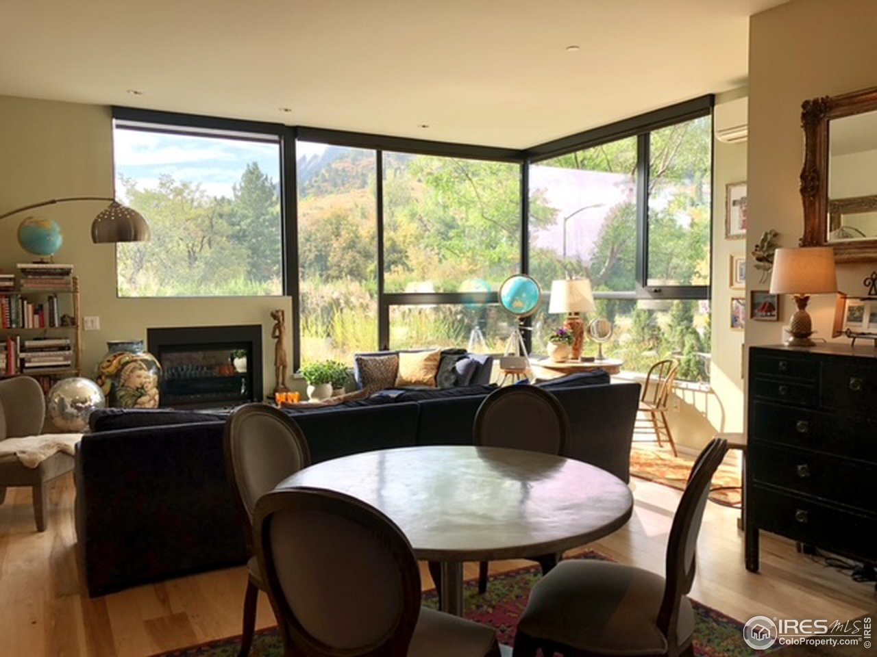 dining and living room views