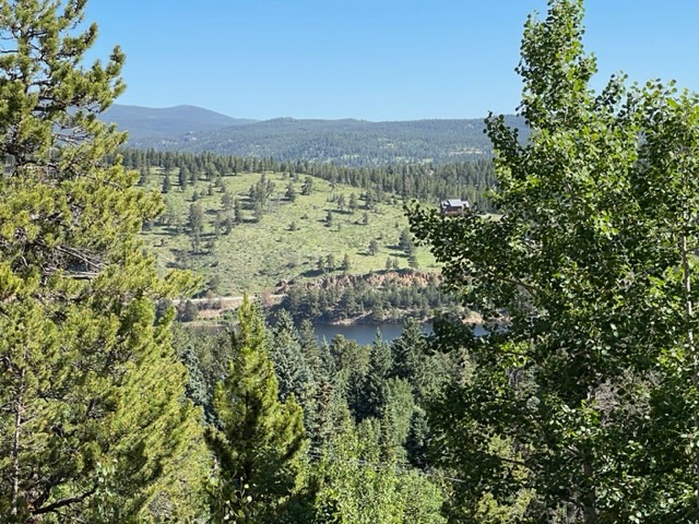 View of Barker Reservoir from balcony
