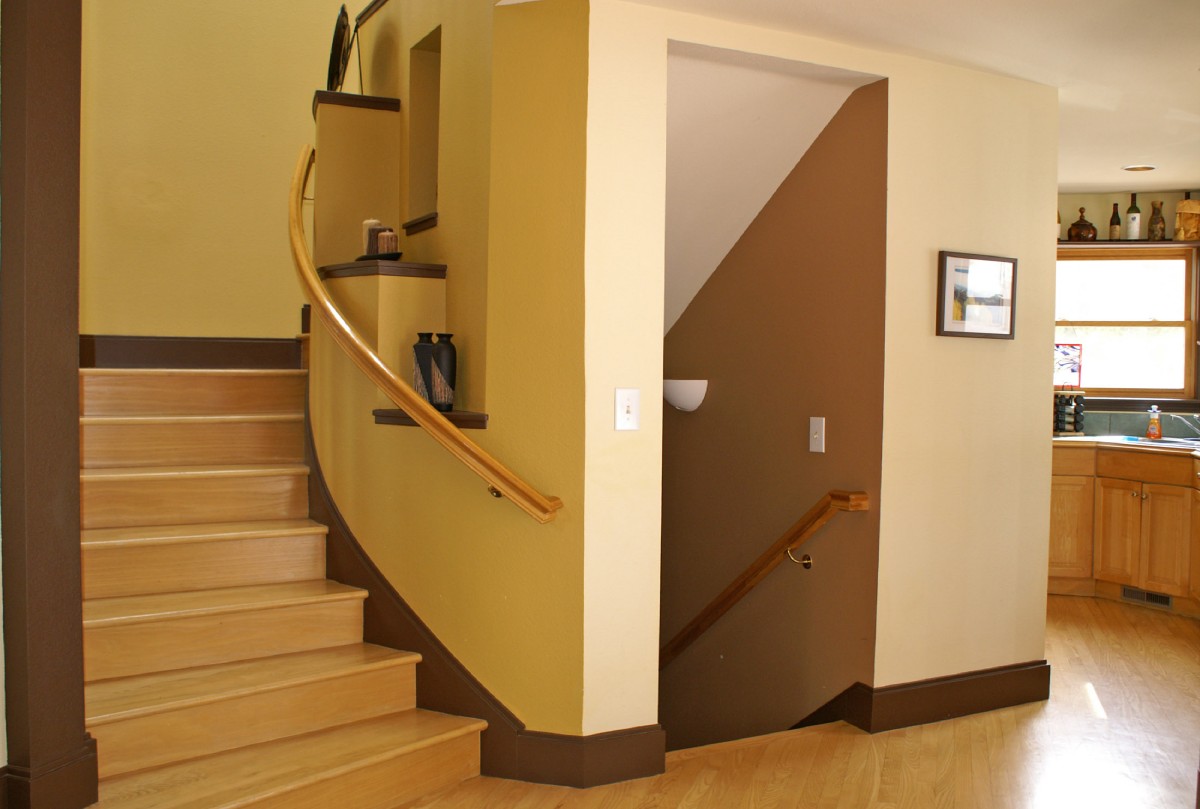 Custom Staircase leads to Master Suite