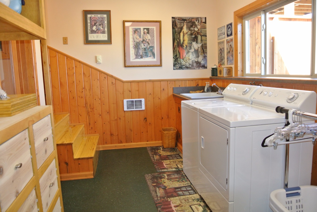 Large Storage & Laundry Area