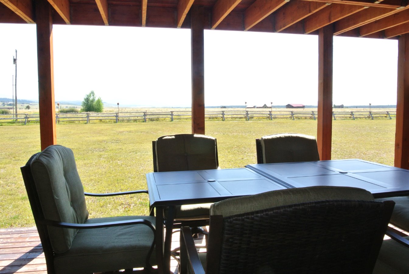Backs to Open Space