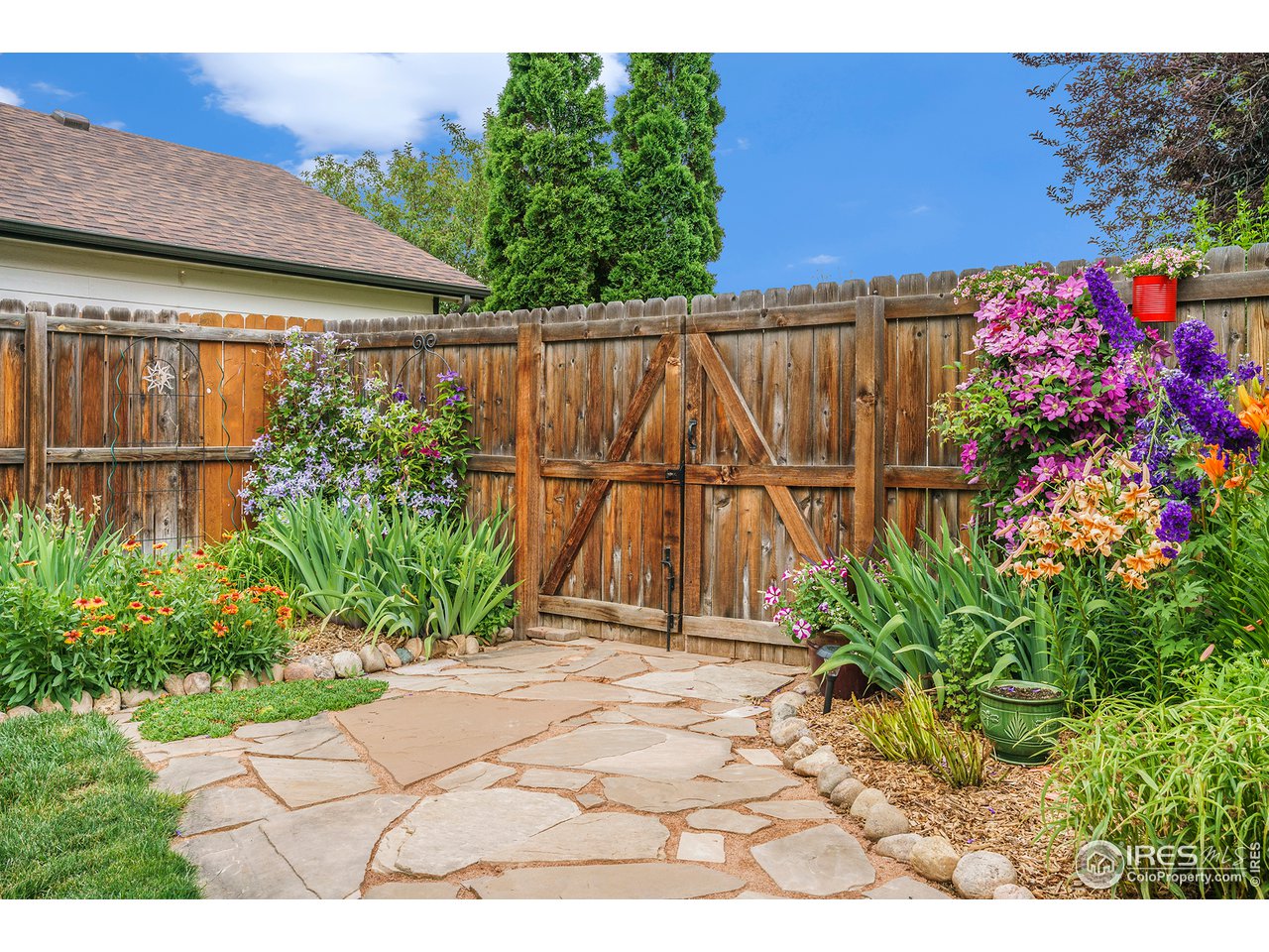 Double gate for easy backyard access