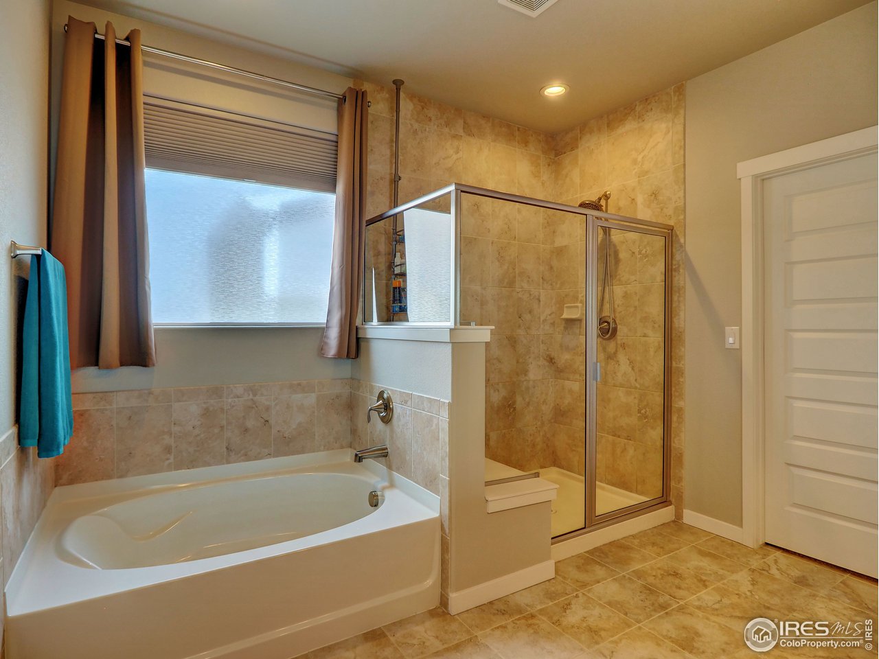 Master soaker tub and shower
